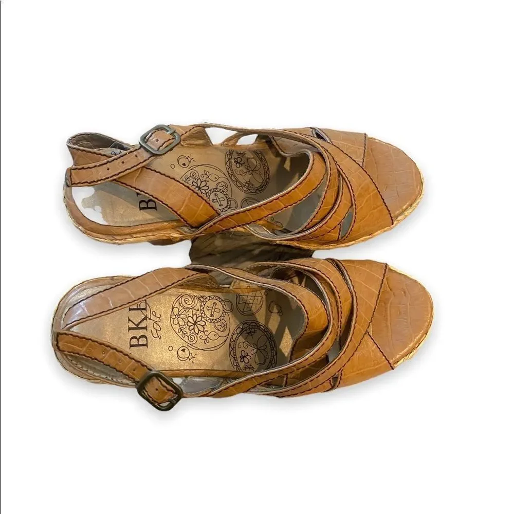BKE Chunky Cork Wedges